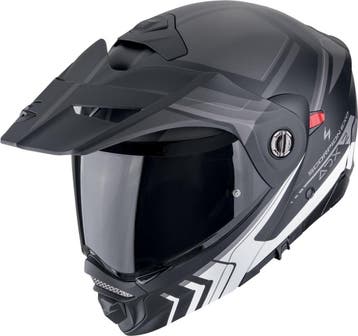 Scorpion ADX-2 Lewis Zwart Zilver Systeemhelm, XXL, Nieuw met kaartje, Overige merken, Heren
