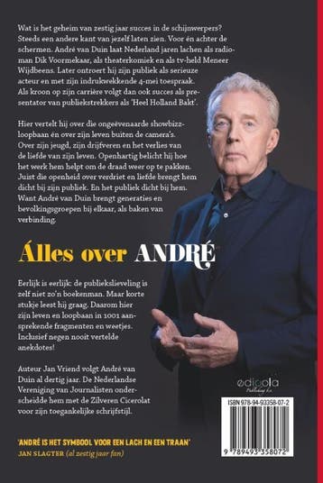 Alles over André 9789493358072 André van Duin, Boeken, Verzenden, Zo goed als nieuw, André van Duin