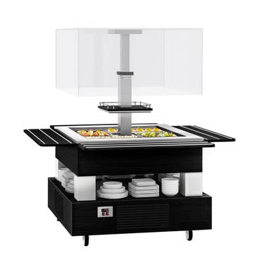 GGM Gastro | Buffet gekoeld DUBLIN - 1700mm - met gekoelde |, Verzenden