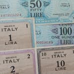 Italië. - 9 Banknotes - 1943 - Pick M10a, M10b, M11a, M13b,