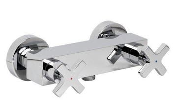 Plieger Astra Douchekraan - 15 cm hartafstand - 2-knops -, Ophalen of Verzenden, Nieuw, Chroom, Douche