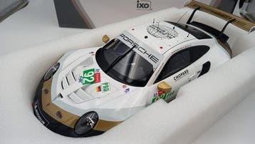 IXO 1:12 - Modelauto - Porsche 911 (991) RSR 24h Le Mans, Nieuw