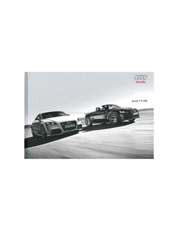 2009 AUDI TT RS HARDCOVER BROCHURE ENGELS, Nieuw, Audi, Author