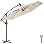Artemis-parasol, 360° draaibaar, LED-zonne-energie, 3,5 x 3,, Tuin en Terras, Zonneschermen, Verzenden, Nieuw