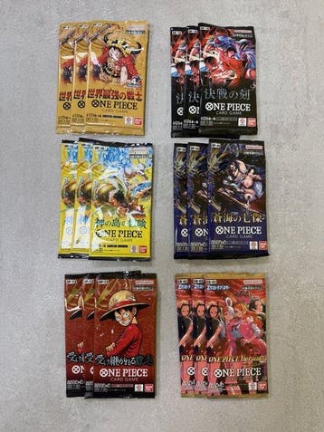 One Piece - 18 Booster pack - OP13 OP14 OP15 OP16 OP17 EB03, Nieuw