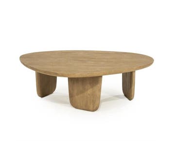 Salontafel Maud large 100x85cm - naturel | Eleonora, Ophalen of Verzenden, Nieuw