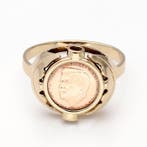 Ring - 14 karaat Geel goud, Sieraden, Tassen en Uiterlijk, Nieuw