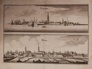 Nederland - Staveren / Zwolle; Matthäus Merian (1593 – 1650), Nieuw