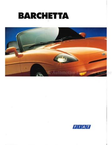 1995 FIAT BARCHETTA BROCHURE ENGELS, Boeken, Nieuw, Author