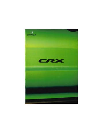 1994 HONDA CRX BROCHURE NEDERLANDS, Nieuw, Honda, Author