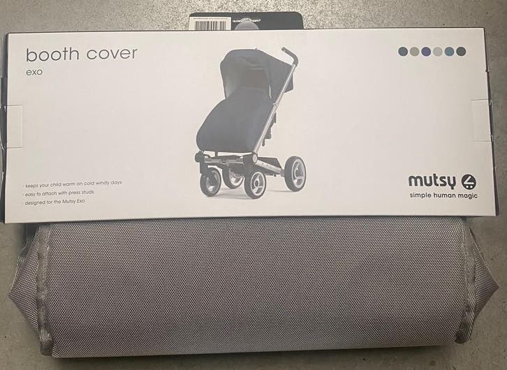 Mutsy booth cover exo silver-black, Kinderen en Baby's, Kinderwagens en Combinaties, Verzenden