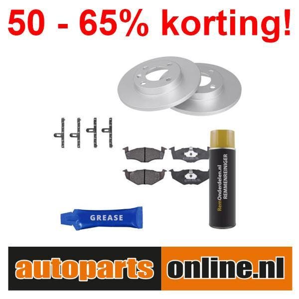 Remschijven + Remblokken Volkswagen (vw) Vento voorzijde, Auto-onderdelen, Besturing, Nieuw, Verzenden