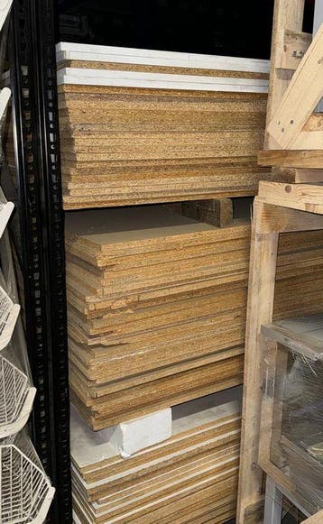 Tego Houten Spaanplaat L262,5 x D106 cm