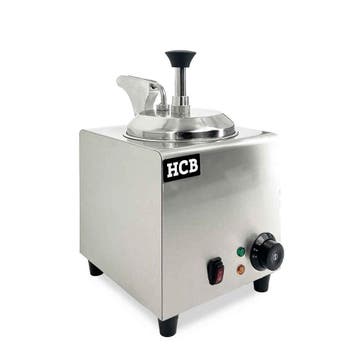 HCB Sauspomp - verwarmd - 2 liter - 230V - RVS, Verzenden, Nieuw in verpakking