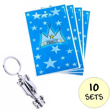 Fako Bijoux - Traktatie Sets - 10 Sets - Traktatie Zakjes, Verzenden, Nieuw