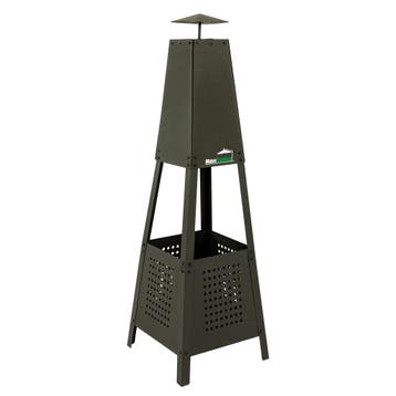 MaxxGarden Vuurkorf Pyramide metaal - 30x30x100 cm (Tuin), Verzenden, Nieuw