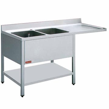 Diamond Spoeltafel Links | Vaatwasser Ruimte Rechts | 500x50, Ophalen of Verzenden