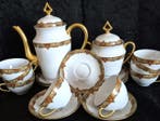 Limoges - Theeservies (18) - 24 kt goud, hard porselein