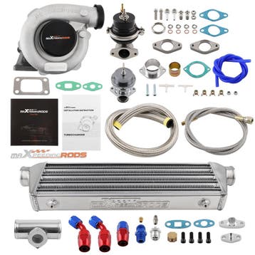 Turbo kit T04E met intercooler, wastegate, uitlaatklep co..., Verzenden, Nieuw, Universele onderdelen
