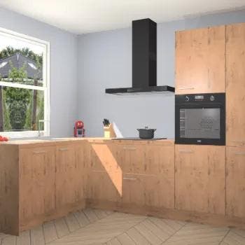 Astoria Eiken keuken Dongguan 126499, Verzenden, Nieuw