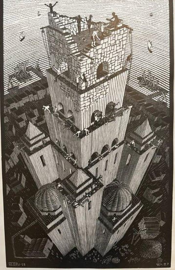 M.C. Escher - The M.C. Escher Company - Toren van Babel -
