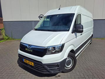 Volkswagen Crafter 35 2.0D L4H3 Extra Lang+Hoog Camera Comfo, Stof, Gebruikt, Euro 6, Volkswagen