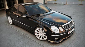 Front Splitter MERCEDES E W211 AMG VOORWOORD, Verzenden