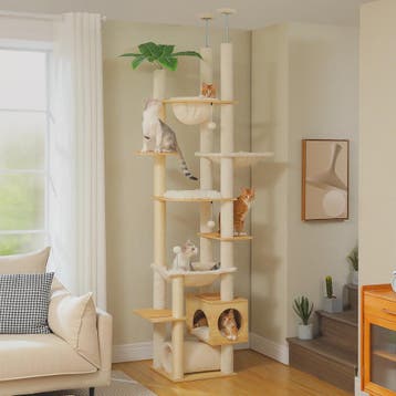 Verstelbare Kattenboom met Grote Hangmat, Krabpalen & Katten, Verzenden, Nieuw