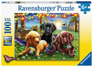 Ravensburger puzzel honden picknick van €12,49 voor €11,24, Kinderen en Baby's, Ophalen of Verzenden, Nieuw