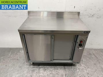 RVS Warmhoudkast Bordenwarmhoudkast 2 schuifdeuren 100 cm, Ophalen of Verzenden, Nieuw zonder verpakking