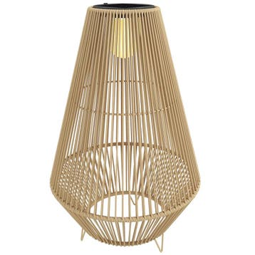 Solar Staande Lamp Rattan Solarlampen Met Lichtsensor LED So, Verzenden, Nieuw