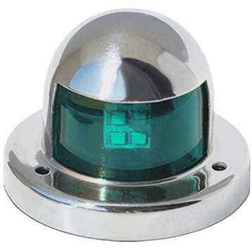 Navigatielicht LED 61x46mm Stuurboord Tot 12m Rvs, Ophalen of Verzenden, Nieuw