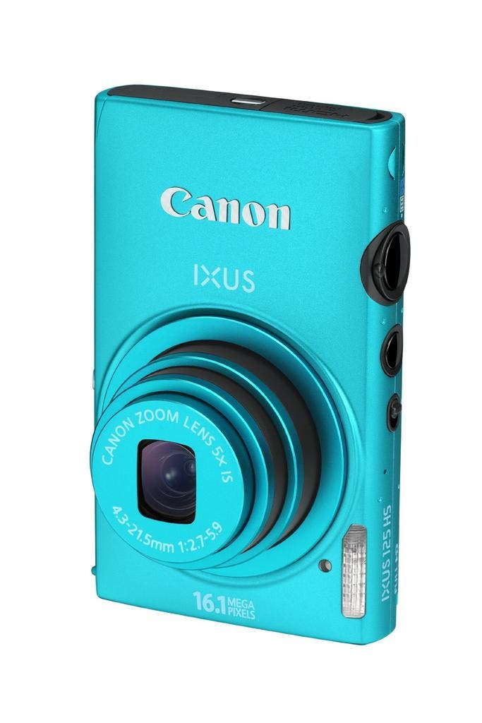 Canon IXUS 125 HS Digitale Compact Camera - Blauw (In doos), Audio, Tv en Foto, Fotocamera's Digitaal, Zo goed als nieuw, Verzenden