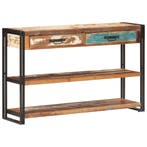 vidaXL Dressoir 120x30x75 cm massief gerecycled hout, Huis en Inrichting, Kasten | Dressoirs, 100 tot 150 cm, Verzenden, Nieuw