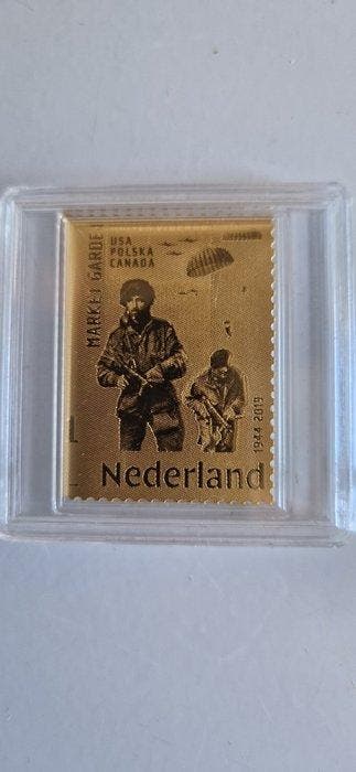 Nederland 2020 - Puur gouden postzegel 75 jaar Vrede en, Gestempeld
