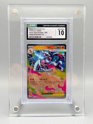 Pokémon Graded card - Mega Charizard X ex - Mega Charizard, Nieuw