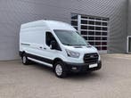 Ford Transit 350 2.0 TDCI 185 pk Aut. L3H3 Riem V.V/ 2xSchui, Automaat, Stof, Gebruikt, Wit