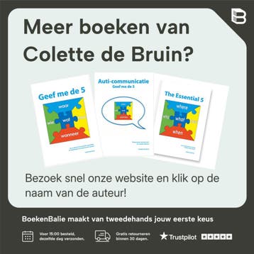 Uitleg in beeld bij Geef me de 5 - Colette de Bruin, Verzenden, Gelezen, Colette de Bruin