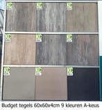 TERRASTEGELS TUINTEGELS 60x60 50x50 60x40 60x30 30x30 en mee, Verzenden, Nieuw, 10 m² of meer, Beton