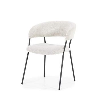 Eetkamerstoel Luka - Beige Copenhagen - 95791 - eetkamers..., Huis en Inrichting, Nieuw, Stof