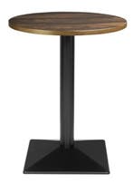 Complete Tafel Rond Donker Hout Effect 600mm, Verzenden, Nieuw in verpakking
