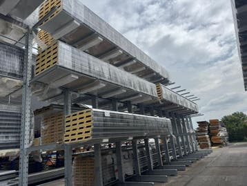 Sandwichpanelen dak 40mm antraciet | Lengtes t/m 10 meter, Ophalen of Verzenden, Nieuw, Overige materialen, 20 tot 50 mm
