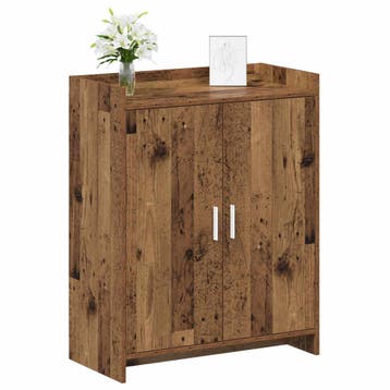 vidaXL Schoenenkast met opslag Oud hout 73,5 x 36 x 92 cm, Verzenden, Nieuw