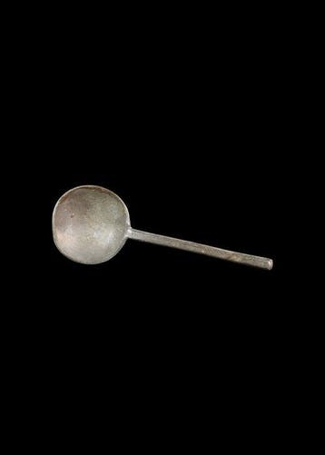 Post-middeleeuws Tin Pewter Spoon (Zonder minimumprijs)