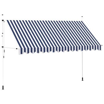 Knikarmscherm 400cm - PU-coating | Laatste Stuk!, Ophalen of Verzenden, Zo goed als nieuw, 250 cm tot 450 cm, Uitvalscherm