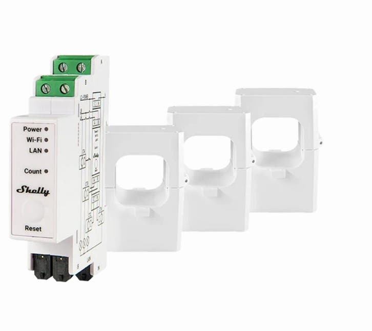 Shelly Pro 3EM energiemeter 400A, Auto-onderdelen, Accu's en Toebehoren, Ophalen of Verzenden