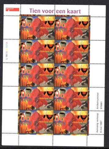 Nederland 1997 - Velletje met fosforescerend papier - Gratis, Postzegels en Munten, Postzegels | Nederland, Gestempeld