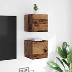 Wandgemonteerde TV-kast Oud hout 30,5 x 30 x 30 cm Bewerkt h, Verzenden, Nieuw