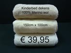 Wollen deken 100% MERINO Schapenwol dekens € 39,95 NIEUW, Ophalen of Verzenden, Nieuw