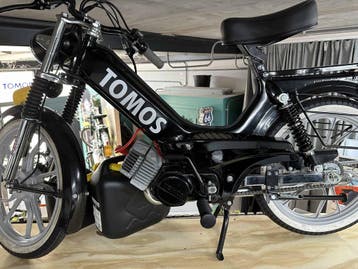 Tomos Tank stickerset (losse letters) links / rechts zwar..., Ophalen of Verzenden, Nieuw, A.J. Bromfiets Parts B.V.